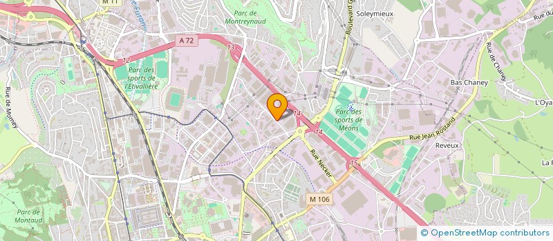 localisation de l'entreprise MARTEEN à SAINT-ETIENNE