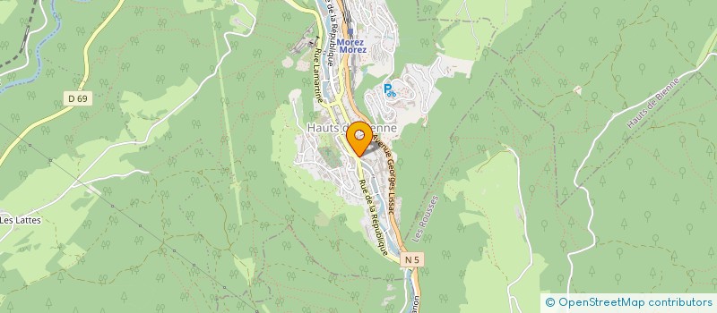 localisation de l'entreprise MARTEK à HAUTS DE BIENNE