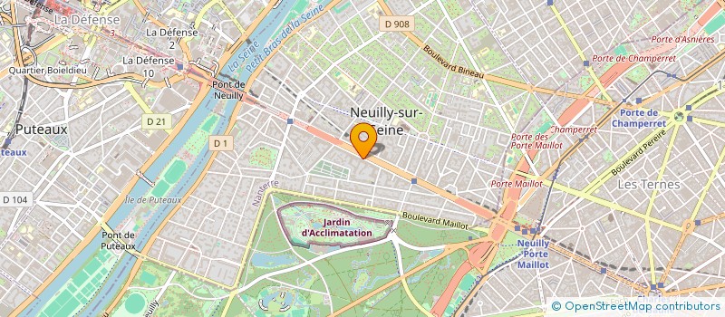 localisation de l'entreprise MARTEKIMMO à NEUILLY-SUR-SEINE