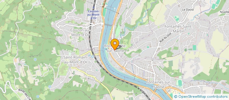 localisation de l'entreprise MARTEL à ROCHETAILLEE-SUR-SAONE