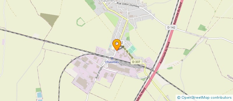 localisation de l'entreprise MARTEL  CHAULNES