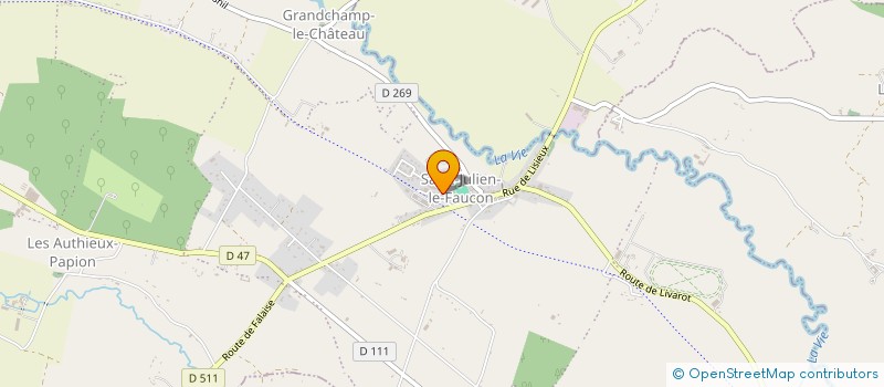 localisation de l'entreprise MARTEL DE LA DIVES  SAINT-PIERRE-EN-AUGE