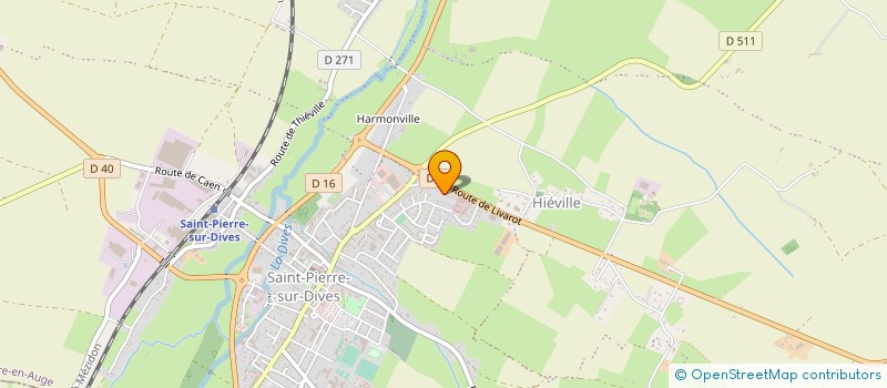 localisation de l'entreprise MARTEL ELEVAGE à SAINT-PIERRE-EN-AUGE