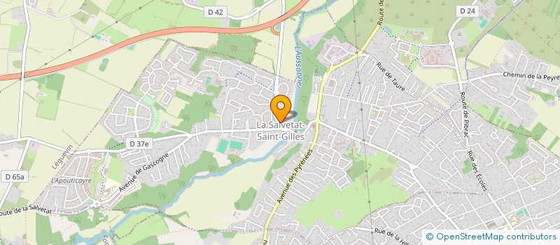 localisation de l'entreprise MARTEL EN TETE  LA SALVETAT ST GILLES