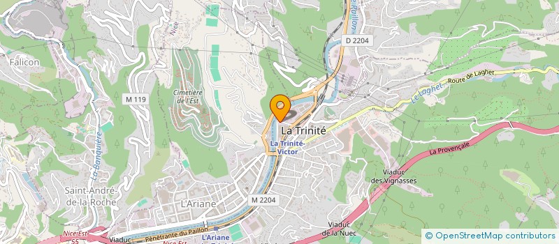 localisation de l'entreprise MARTEL EVENTS à LA TRINITE