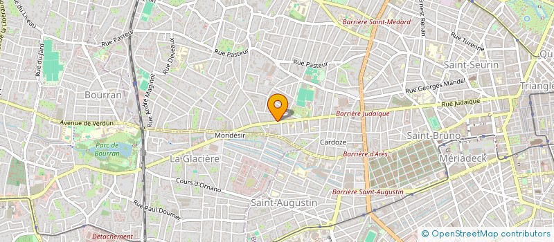 localisation de l'entreprise MARTEL PUISSANCE 2  BORDEAUX