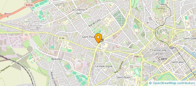 localisation de l'entreprise MARTEL SOCIETE INVESTISSEMENT à CAEN