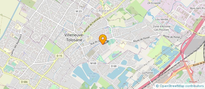 localisation de l'entreprise MARTELEC31 à VILLENEUVE-TOLOSANE