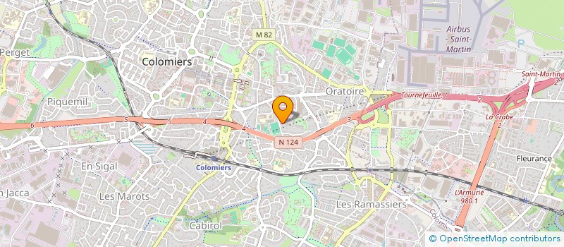 localisation de l'entreprise MARTELINE à COLOMIERS