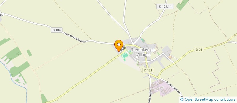localisation de l'entreprise MARTELL à TREMBLAY-LES-VILLAGES