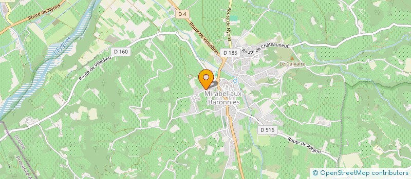 localisation de l'entreprise MARTELLET-CANET  MIRABEL-AUX-BARONNIES