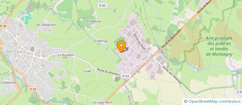 localisation de l'entreprise MARTELLI PARTNER INGENIERIE - MPI  MORNANT