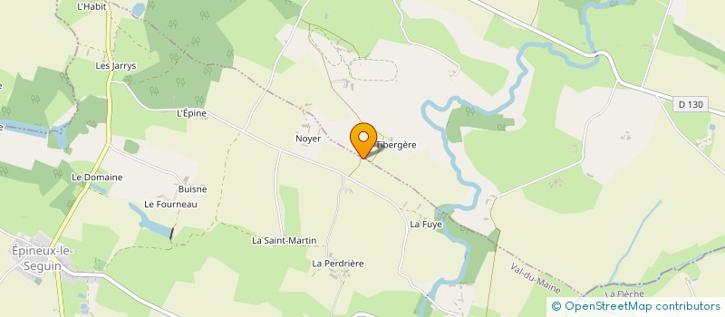 localisation de l'entreprise MARTELLIERES  VAL-DU-MAINE