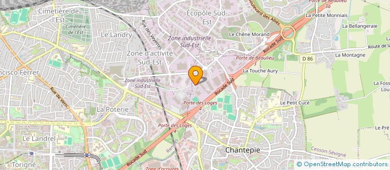 localisation de l'entreprise MARTENAT BRETAGNE  CHANTEPIE