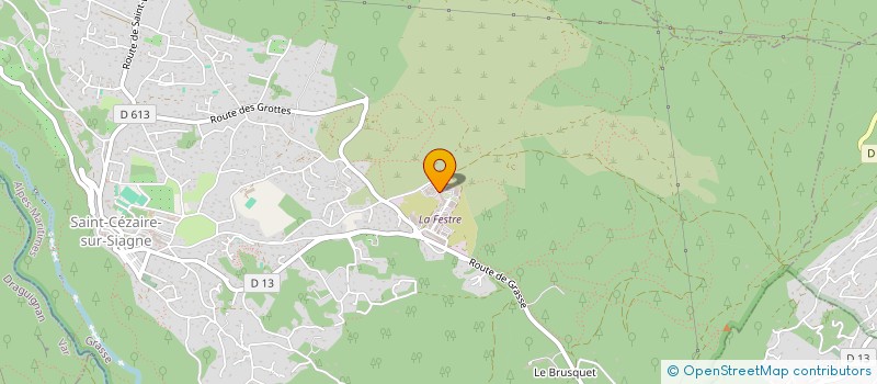 localisation de l'entreprise MARTENOT ET BOURGEAY à SAINT-CEZAIRE-SUR-SIAGNE