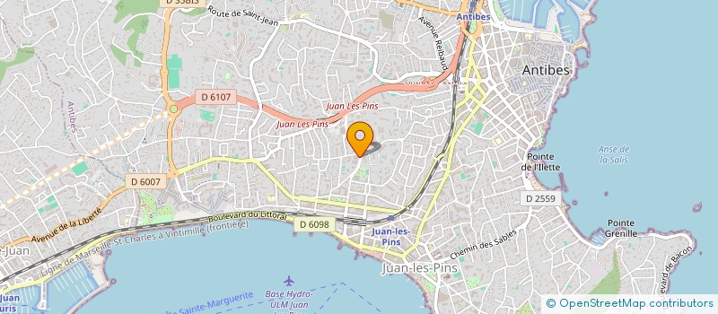 localisation de l'entreprise MARTER-BORDAGE INDIVISION à ANTIBES