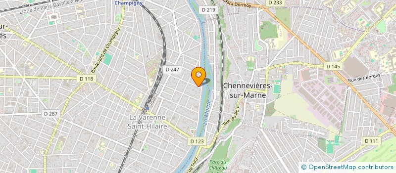 localisation de l'entreprise MARTERIC à SAINT-MAUR-DES-FOSSES