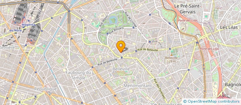 localisation de l'entreprise MARTES  PARIS