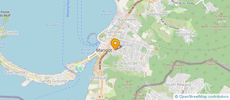 localisation de l'entreprise MARTES & SOLIS SARL  SAINT MARTIN