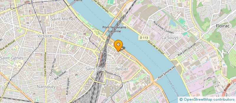 localisation de l'entreprise MARTEX à BORDEAUX