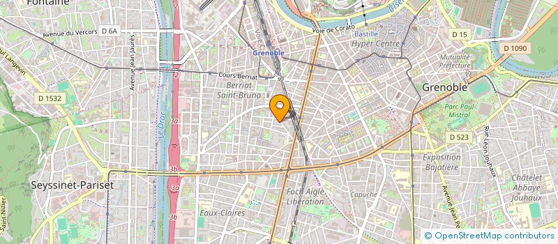 localisation de l'entreprise MARTHA MATILDA SALON DE COIFFURE  GRENOBLE