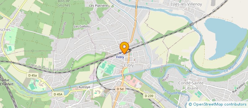 localisation de l'entreprise MARTHAL  ESBLY