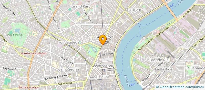 localisation de l'entreprise MARTHAN ET DUMONS à BORDEAUX