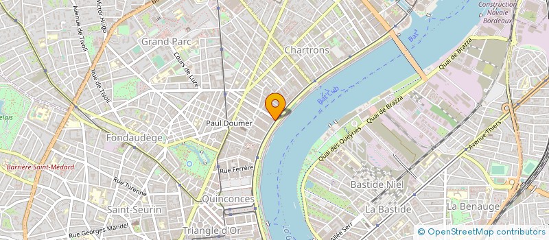 localisation de l'entreprise MARTHE & CO  BORDEAUX