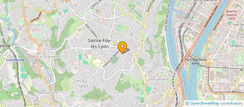 localisation de l'entreprise MARTHE CORNET  SAINTE-FOY-LES-LYON