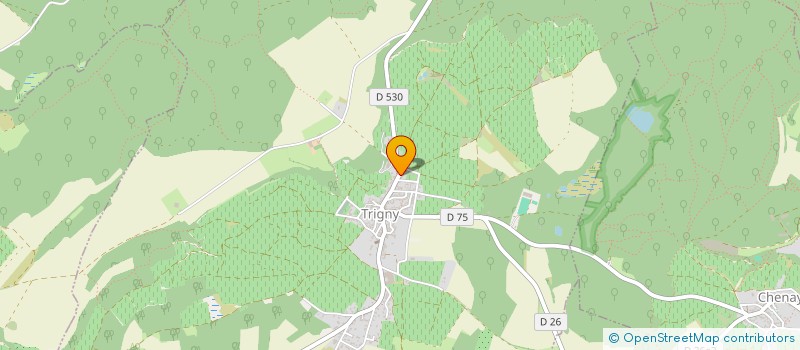 localisation de l'entreprise MARTHE FOREST  TRIGNY