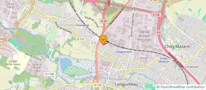 localisation de l'entreprise MARTHEA  CHAMPLAN