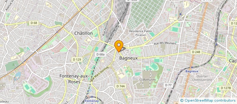 localisation de l'entreprise MARTHEL IVOIRE à BAGNEUX
