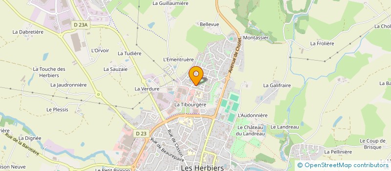 localisation de l'entreprise MARTHELOU à LES HERBIERS