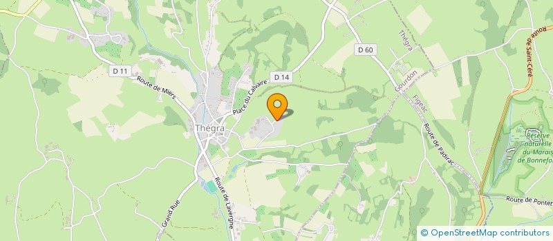 localisation de l'entreprise MARTHETOUR  THEGRA