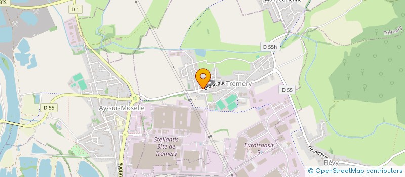 localisation de l'entreprise MARTHILLOT  TREMERY