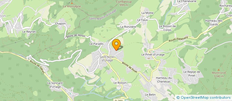 localisation de l'entreprise MARTHO  SAINT-MARTIN-D'URIAGE