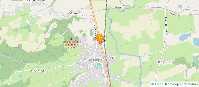 localisation de l'entreprise MARTHO  CHAMPDIEU