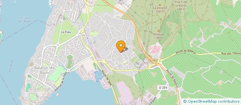 localisation de l'entreprise MARTHO  BALARUC-LES-BAINS