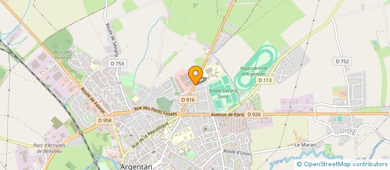 localisation de l'entreprise MARTHOLD à ARGENTAN