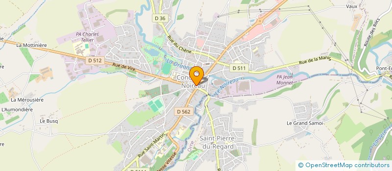 localisation de l'entreprise MARTHU à CONDE-EN-NORMANDIE