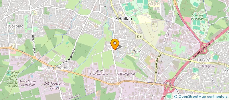 localisation de l'entreprise MARTHY  LE HAILLAN