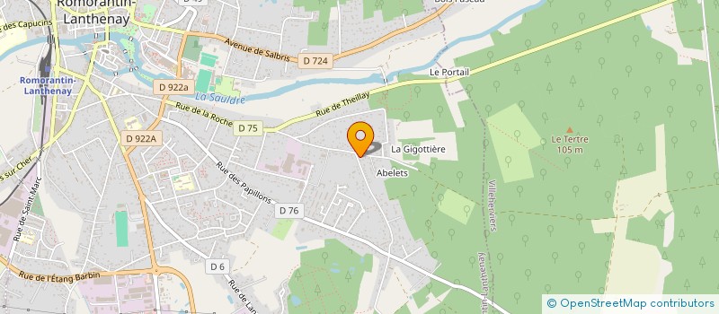 localisation de l'entreprise MARTI  ROMORANTIN-LANTHENAY