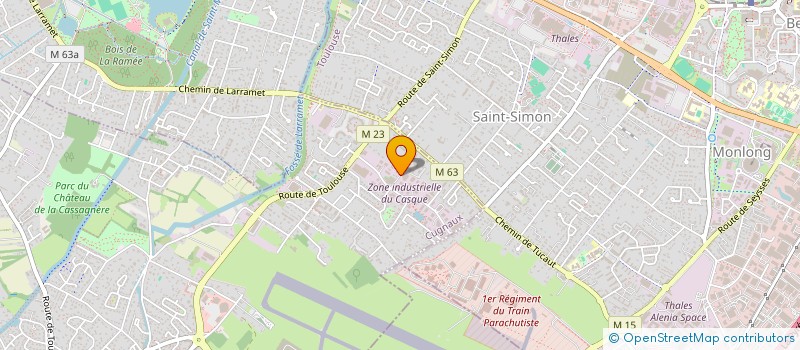 localisation de l'entreprise MARTI CLEAN à CUGNAUX