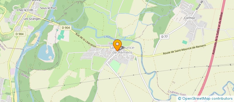 localisation de l'entreprise MARTI & CO  SAINT-MAURICE-DE-REMENS