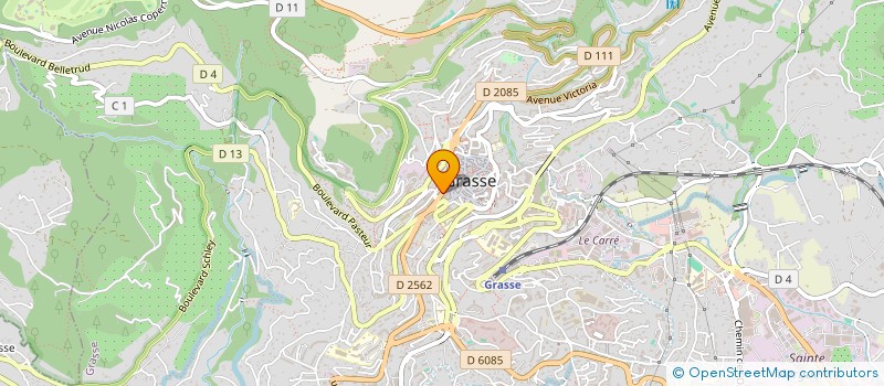 localisation de l'entreprise MARTI COMMUNICATIONS à GRASSE