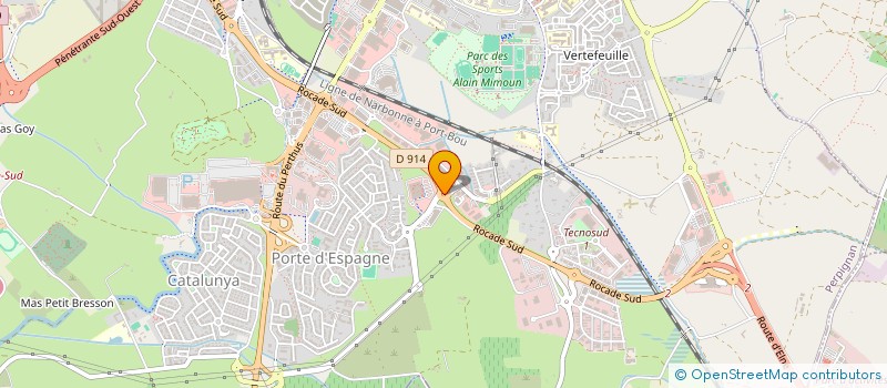 localisation de l'entreprise MARTI MOTOS FRANCE  PERPIGNAN