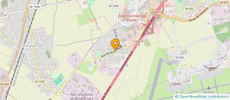 localisation de l'entreprise MARTI SAINT OMER  VENDEVILLE