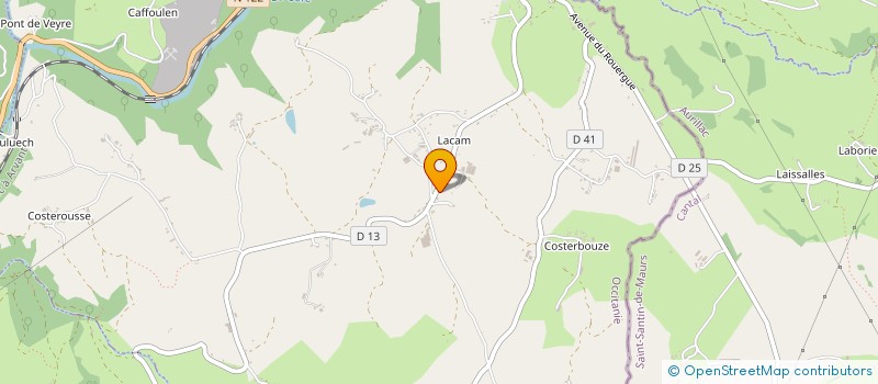 localisation de l'entreprise MARTIAL à BAGNAC-SUR-CELE