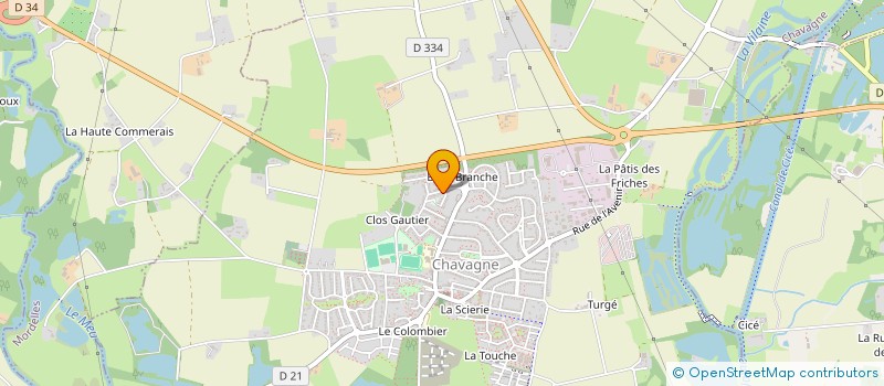 localisation de l'entreprise MARTIAL ARTS DEVELOPMENT  CHAVAGNE