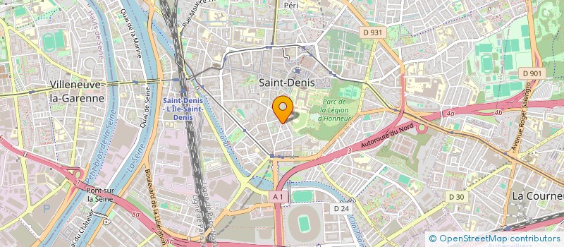 localisation de l'entreprise MARTIAL BATIMENT à SAINT-DENIS